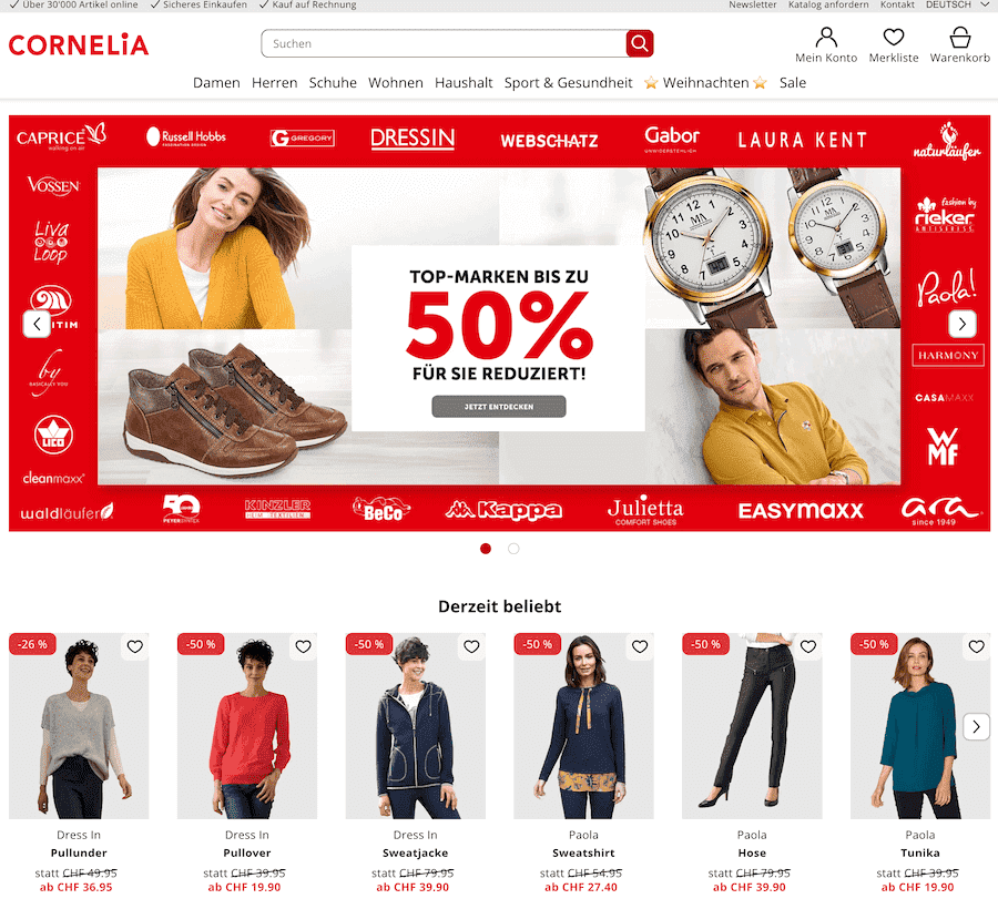 Cornelia online Shop