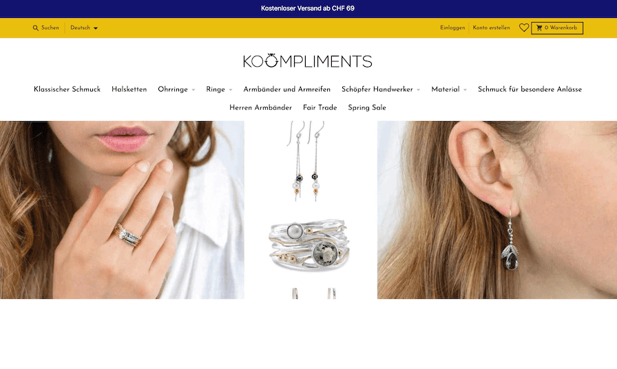 Koompliments Schmuck online Shop