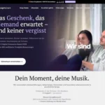 SongMoment.ch – persönlichen Song schenken SongMoment.ch - Lied schenken